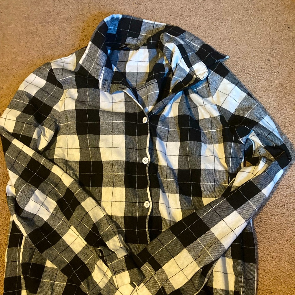 Plaid button up